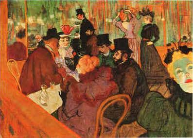  Henri  Toulouse-Lautrec Moulin Rouge Sweden oil painting art